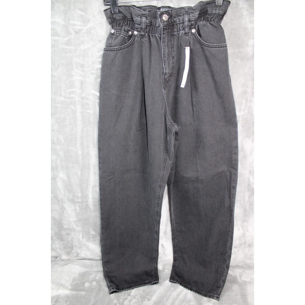 OSOS Design Flare Straight Leg Fit Women Size 28 Waist Black Jean